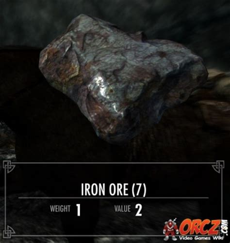 All you have to do is cast the spell and have either Iron. . Iron ore skyrim